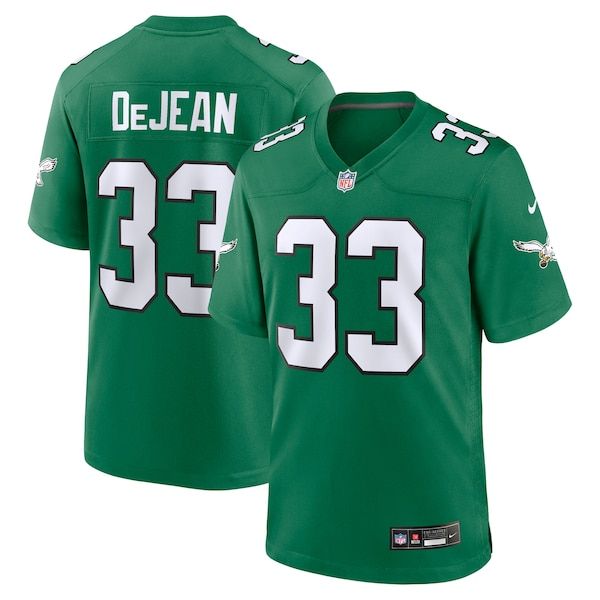 Nike Cooper DeJean Philadelphia Eagles Alternate Game Jersey Kelly Green