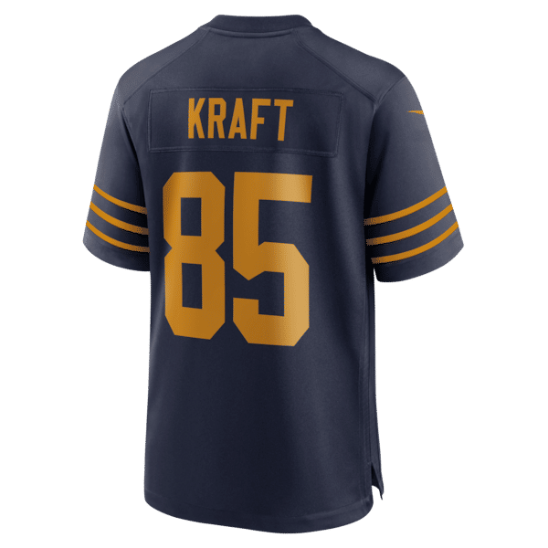 Nike Tucker Kraft Green Bay Packers Alternate Game Jersey Navy