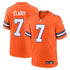 Nike John Elway Denver Broncos Mile High Collection 1977 Throwback Retired Player Game Jersey Orange