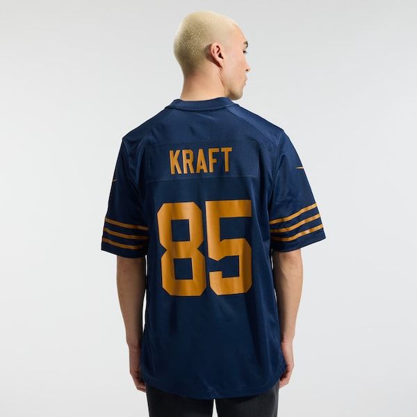 Nike Tucker Kraft Green Bay Packers Alternate Game Jersey Navy