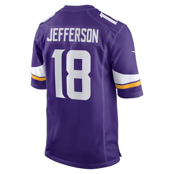 Nike Justin Jefferson Minnesota Vikings Game Jersey Purple