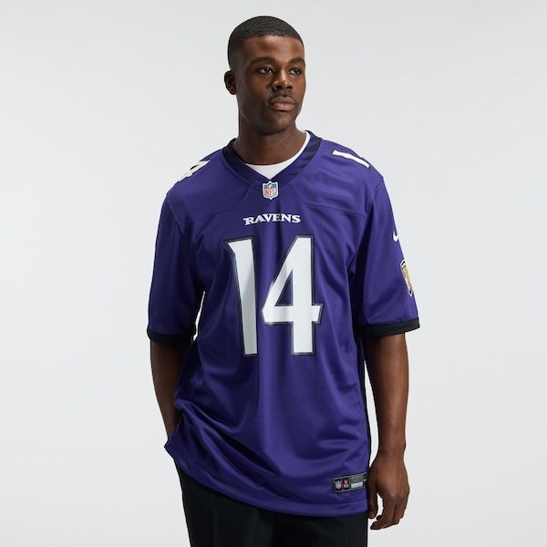 Nike Kyle Hamilton Baltimore Ravens Game Jersey Purple