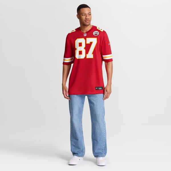 Nike Travis Kelce Kansas City Chiefs Game Jersey Red