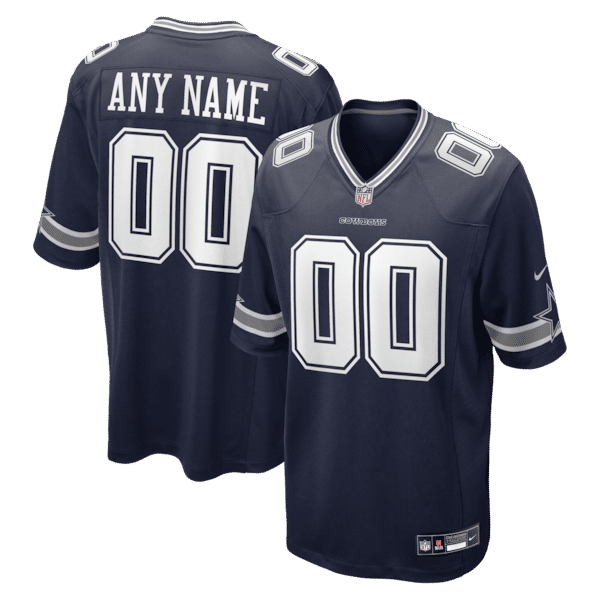 Nike Dallas Cowboys Custom Game Jersey Navy