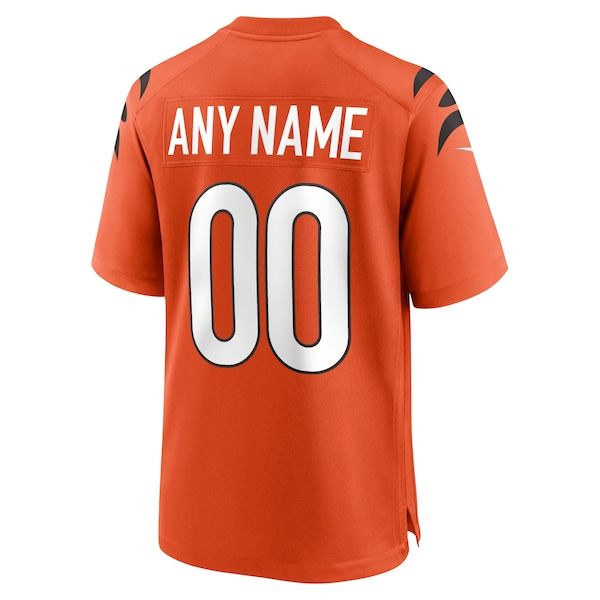 Nike Cincinnati Bengals Alternate Game Custom Jersey Orange