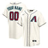 Nike Arizona Diamondbacks Home Custom Replica Jersey Cream