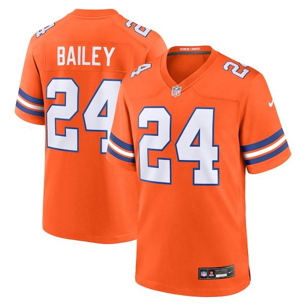 Nike Champ Bailey Denver Broncos Alternate Game Jersey Orange