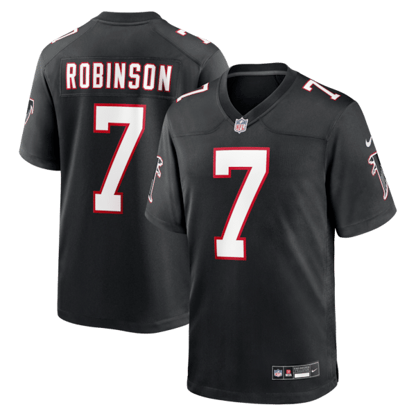 Nike Bijan Robinson Atlanta Falcons Game Jersey Black