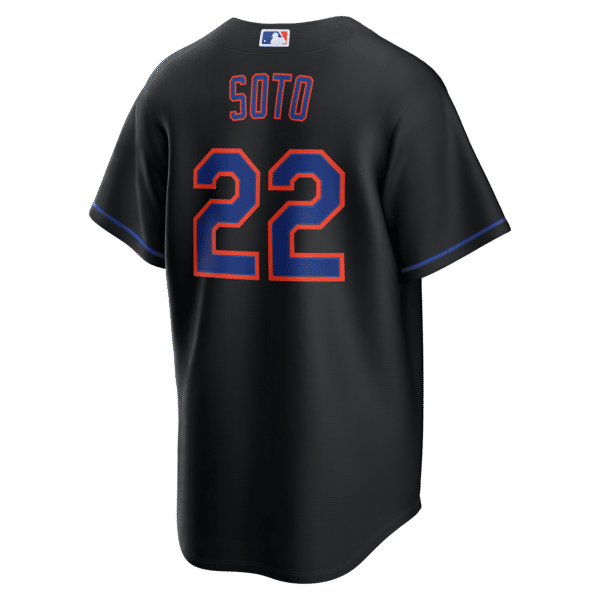 Nike Juan Soto New York Mets Alternate Replica Jersey Black