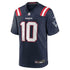 Nike Drake Maye New England Patriots Game Jersey Navy