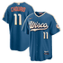 Nike Jackson Chourio Milwaukee Brewers 2026 City Connect Stadium Jersey Mineral Blue
