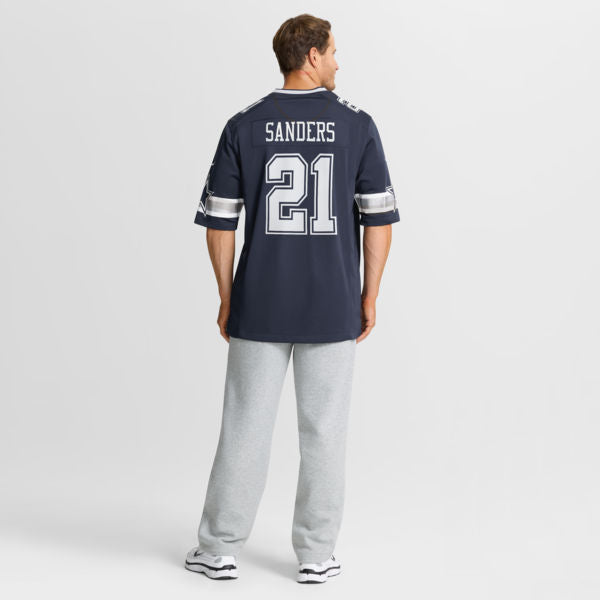 Nike Deion Sanders Dallas Cowboys Team Retired Player Game Jersey Navy