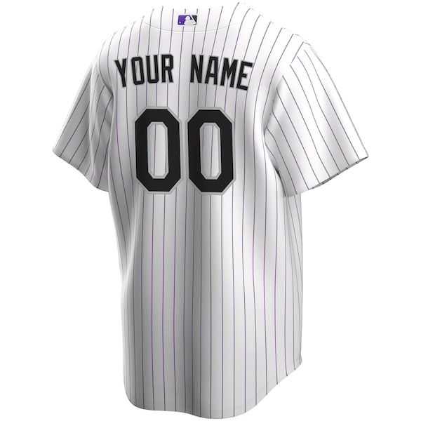Nike Colorado Rockies Home Replica Custom Jersey White