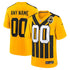 Nike Pittsburgh Steelers Alternate 1933 Throwback Game Custom Jersey Gold