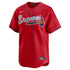 Nike Atlanta Braves Alternate Limited Custom Jersey Red