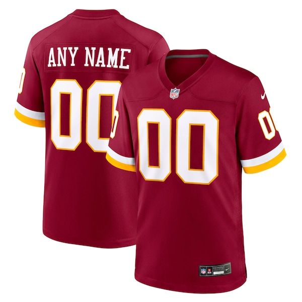 Nike Washington Commanders Custom Game Jersey Burgundy