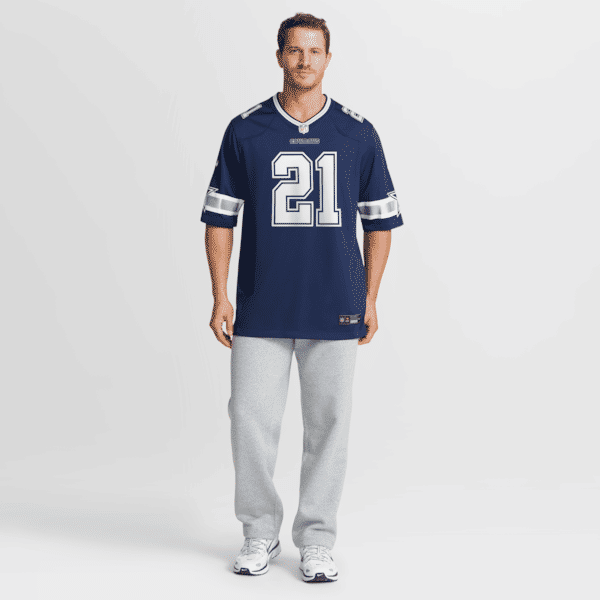 Nike Deion Sanders Dallas Cowboys Team Retired Player Game Jersey Navy