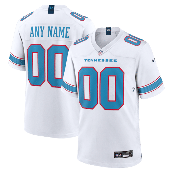 Nike Tennessee Titans Custom Game Jersey White