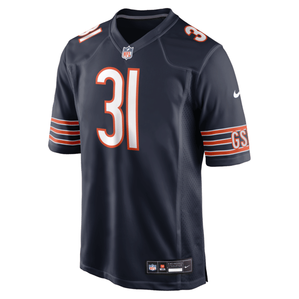 Nike Dillon Thieneman Chicago Bears 2026 NFL Draft Game Jersey Navy