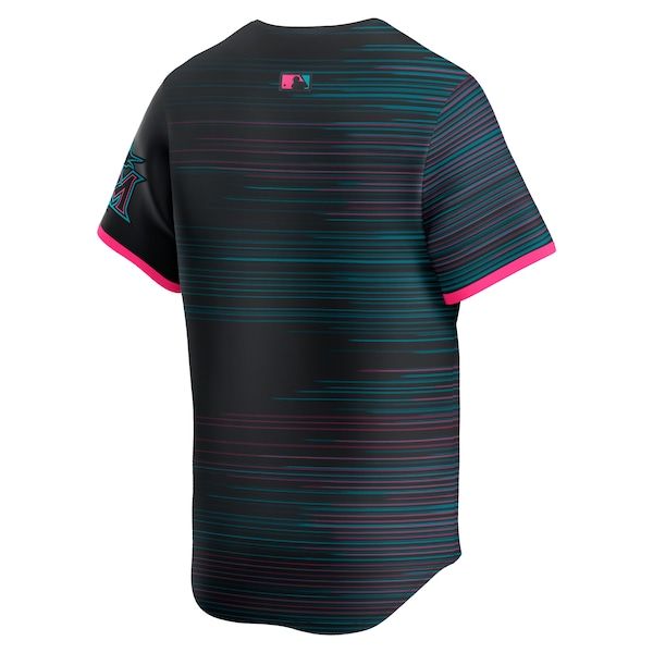 Nike Miami Marlins 2025 City Connect Limited Jersey Black