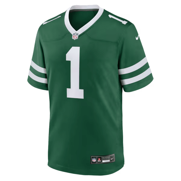 Nike Kenyon Sadiq New York Jets 2026 NFL Draft First Round Pick No. 16 Game Jersey Legacy Green