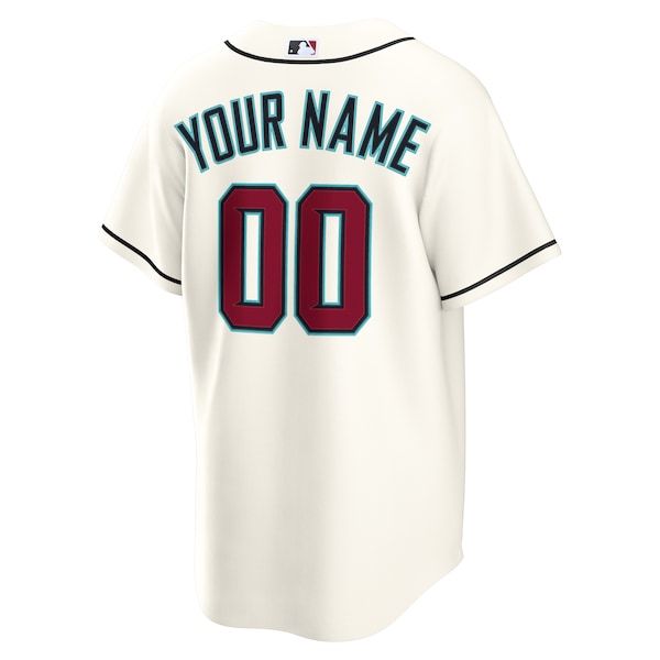 Nike Arizona Diamondbacks Home Custom Replica Jersey Cream