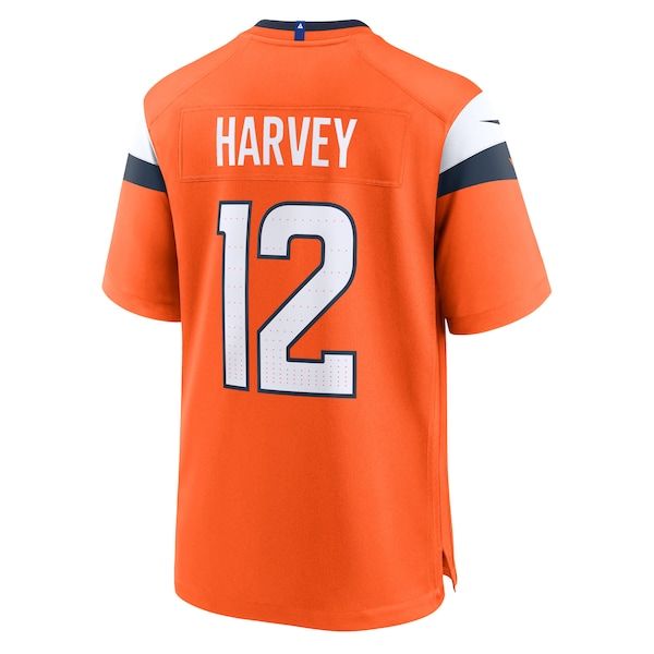 Nike RJ Harvey Denver Broncos Game Jersey Orange