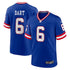 Nike Jaxson Dart New York Giants Alternate 2 Classic Game Jersey Royal