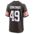 Nike Carson Schwesinger Cleveland Browns Game Jersey Brown
