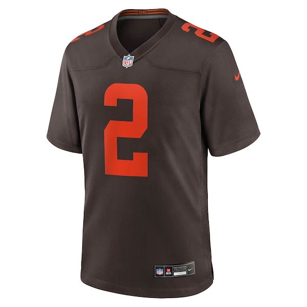 Nike Shedeur Sanders Cleveland Browns Alternate Game Jersey Brown