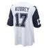 Nike Brandon Aubrey Dallas Cowboys Alternate Game Jersey White