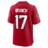 Nike Zachariah Branch Atlanta Falcons Team Game Jersey Red