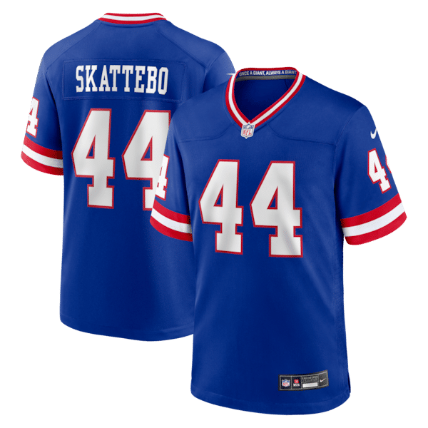 Nike Cam Skattebo New York Giants Alternate 2 Legacy Game Jersey Royal