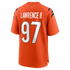 Nike Dexter Lawrence II Cincinnati Bengals Alternate Game Jersey Orange