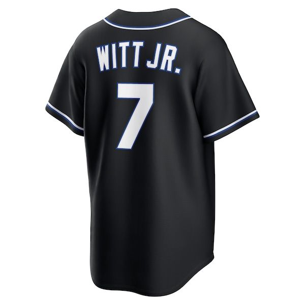 Nike Bobby Witt Jr. Kansas City Royals Fashion Replica Black Out Jersey