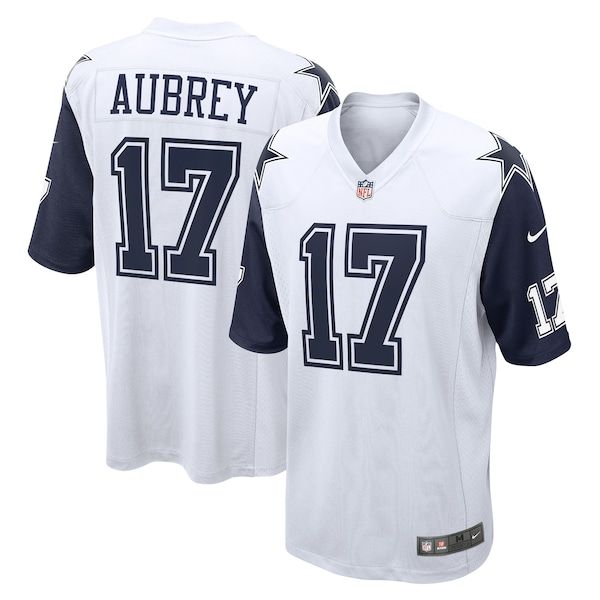 Nike Brandon Aubrey Dallas Cowboys Alternate Game Jersey White