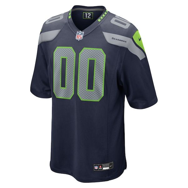 Nike Seattle Seahawks Custom Game Jersey Navy