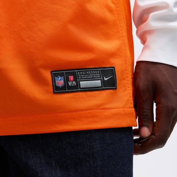 Nike Bo Nix Denver Broncos Game Jersey Orange