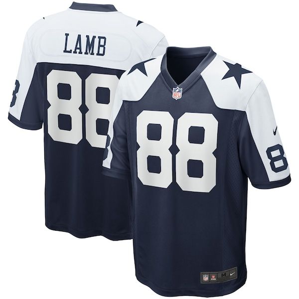 Nike CeeDee Lamb Dallas Cowboys Alternate Game Team Jersey Navy