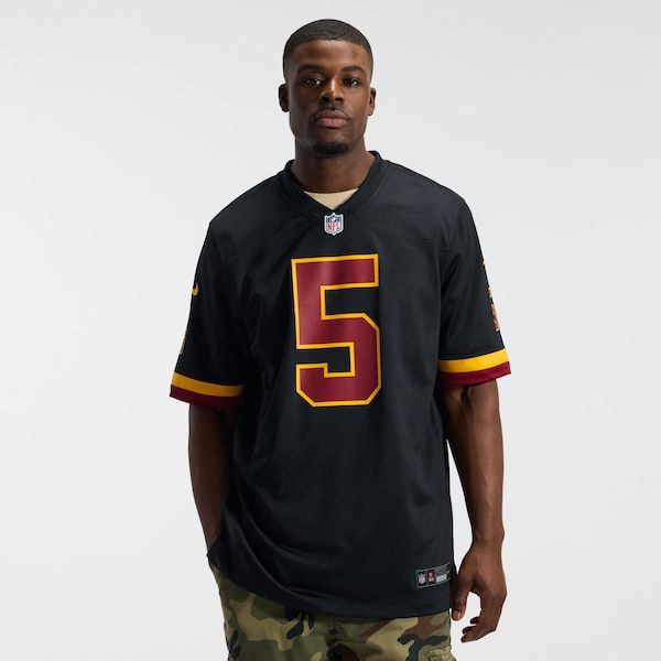 Nike Washington Commanders Jayden Daniels Alternate Game Jersey Black