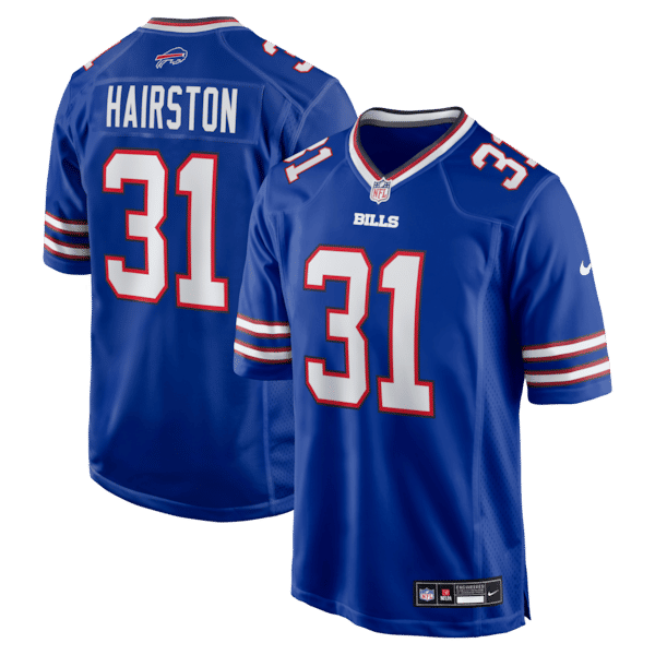 Nike Maxwell Hairston Buffalo Bills Game Jersey Royal