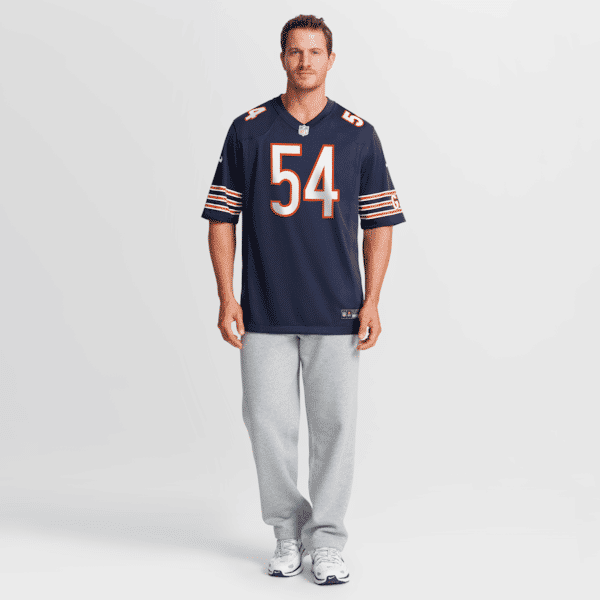 Nike Brian Urlacher Chicago Bears Game Retired Player Jersey Navy