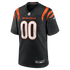 Nike Cincinnati Bengals Custom Game Jersey Black
