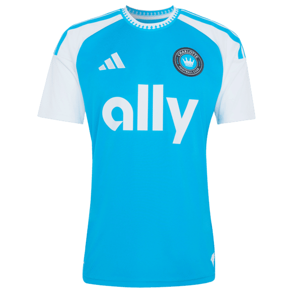 Adidas Tim Ream Charlotte FC 2026 Carolina Kit Crowns Up Replica Jersey Blue