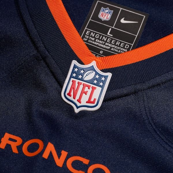 Nike Bo Nix Denver Broncos Alternate Game Jersey Navy