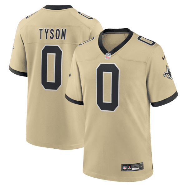 Nike Jordyn Tyson New Orleans Saints 2026 Draft Pick No. 8 Alternate Game Jersey Gold