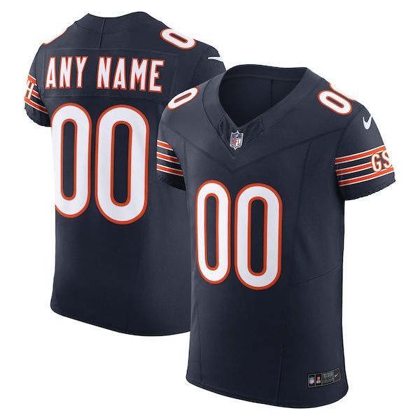 Nike Chicago Bears Vapor F.U.S.E. Elite Custom Jersey Navy