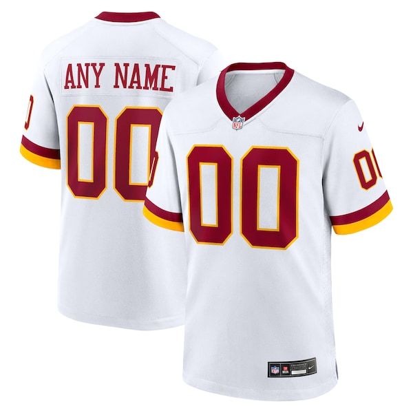 Nike Washington Commanders Custom Game Jersey White