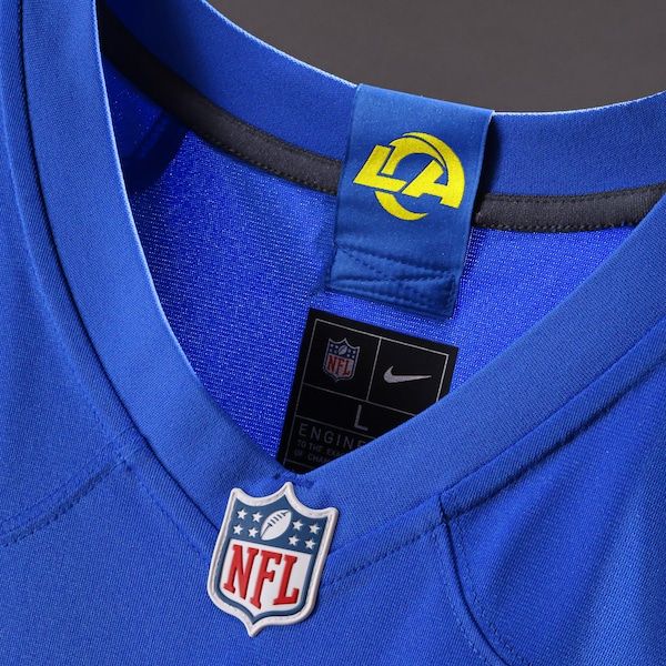 Nike Los Angeles Rams Custom Game Jersey Royal