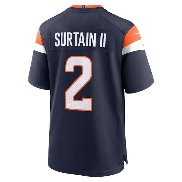 Nike Patrick Surtain II Denver Broncos Alternate Game Jersey Navy
